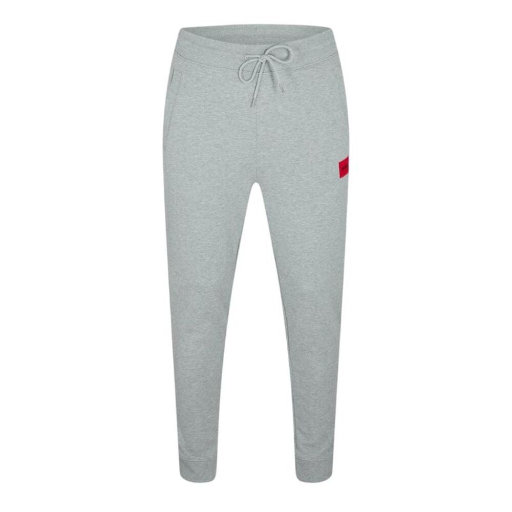 Hugo Boss Mens Logo Cuffed Sweatpants / Gray